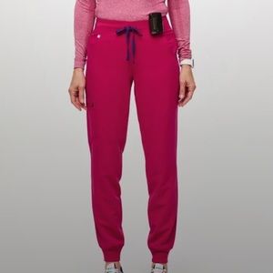 Figs Ultra Rose Jogger Scrubs